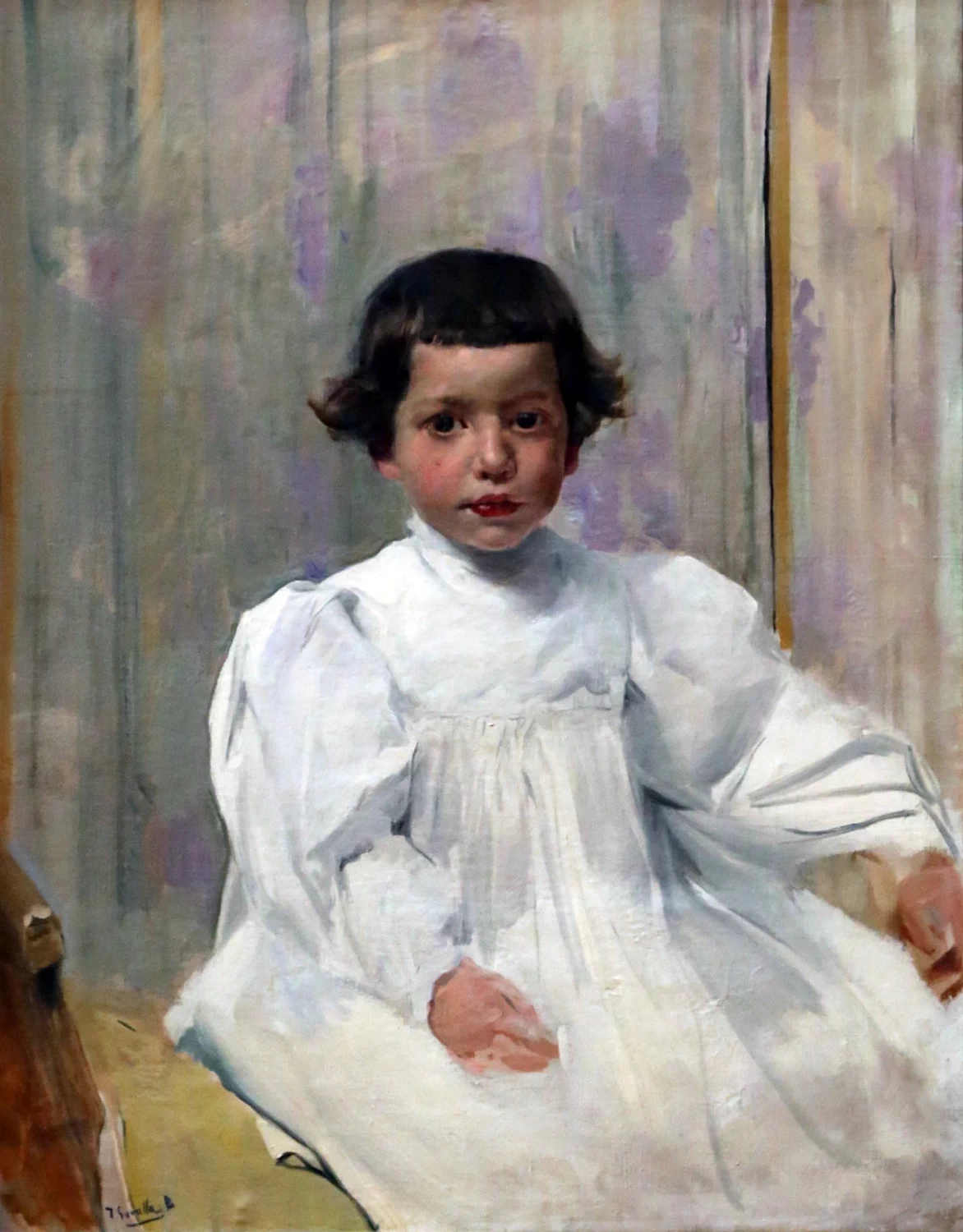 Joaquin Sorolla Garcia vestito di bianco - Museo Sorolla, Madrid